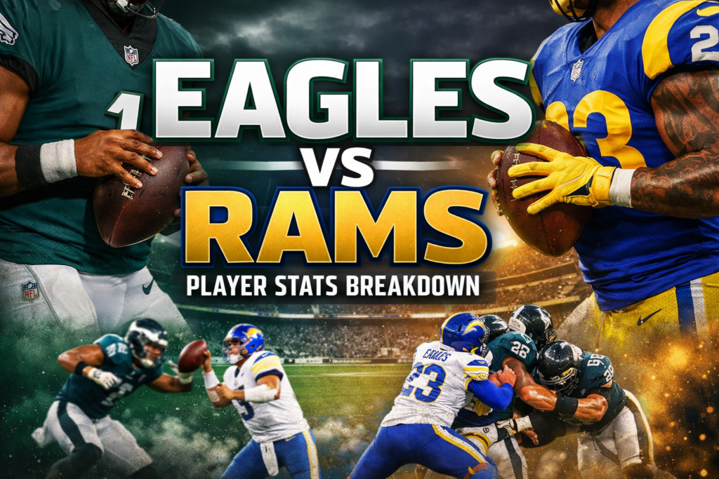 los angeles rams vs philadelphia eagles match player stats